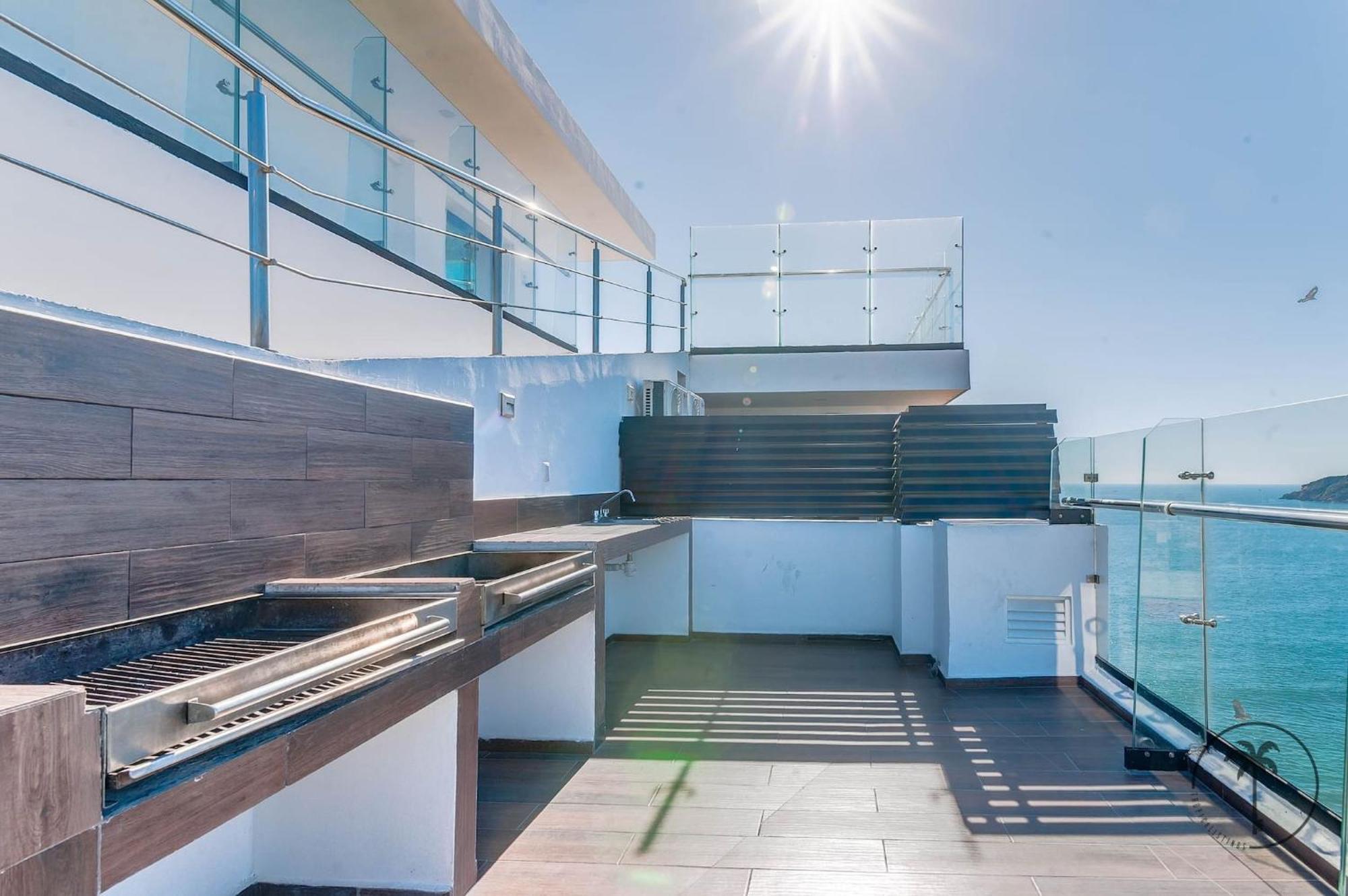 Appartamento Terraza Con Vista Al Mar Y A Atardeceres Mazatlán Esterno foto